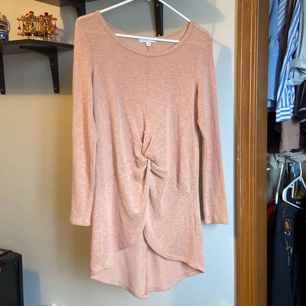 Knitted sweater shirt
